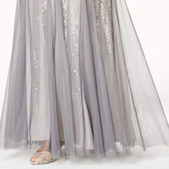 Adrianna Papell Jamie Evening Pumps Silver Rhinestone Women's Shoes Size 8.5 - Picture 3 of 14